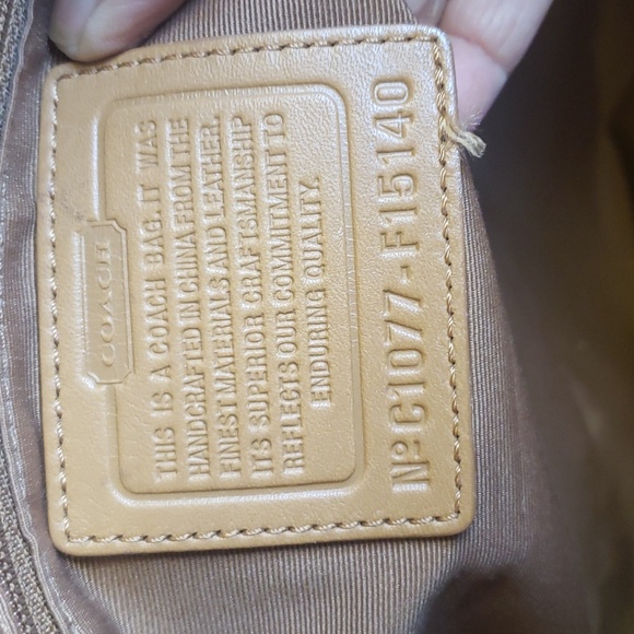 Coach Chelsea Signature Leah Zip Top Great Summer Bag N:C1077-F15140 - Picture 12 of 17